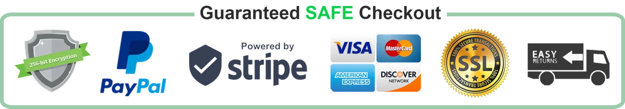 Payment and security badges