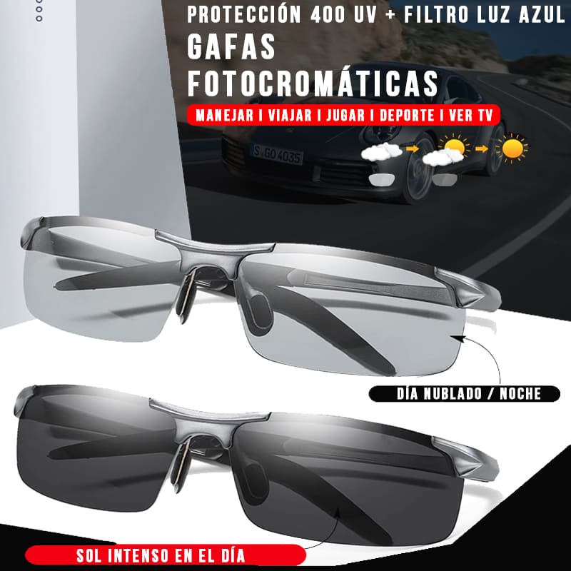 Comprar Gafas de visión nocturna, gafas de sol fotocromáticas para hombres,  gafas de sol deportivas al aire libre, gafas de conductor, gafas para  conducir de noche