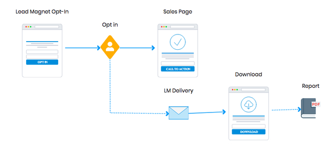 Opt-in Page to Sales Page Flow
